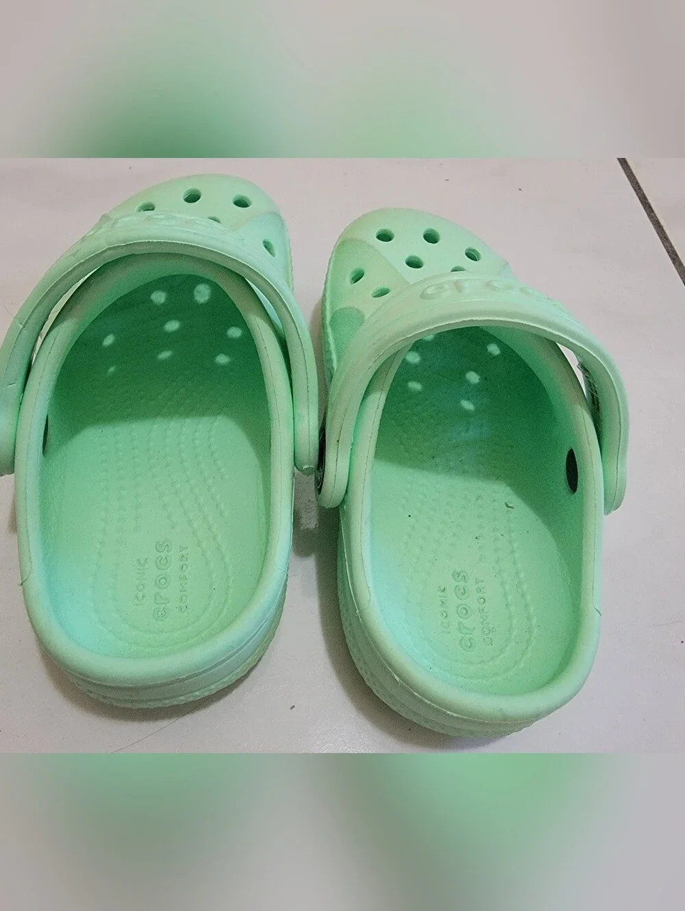 CROCS Kids Classic Clog - Mint Size 7 Toddler